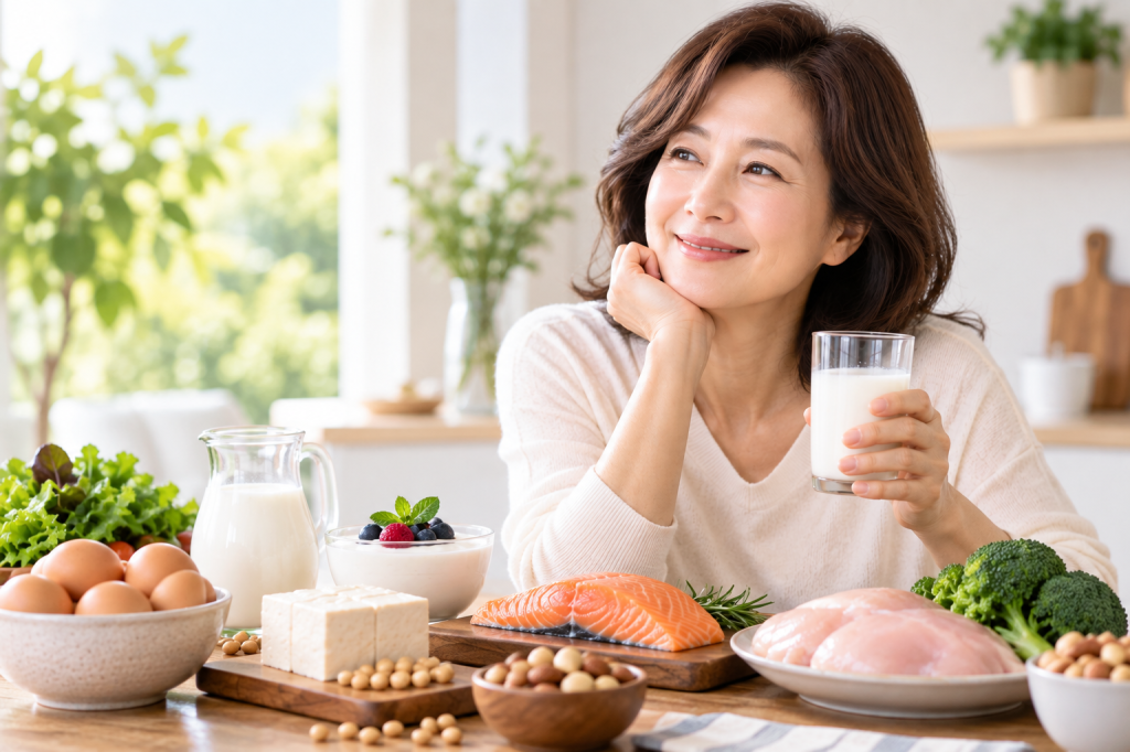 50대 여성에게 단백질이 중요한 이유, 하루 얼마나 먹어야 할까?