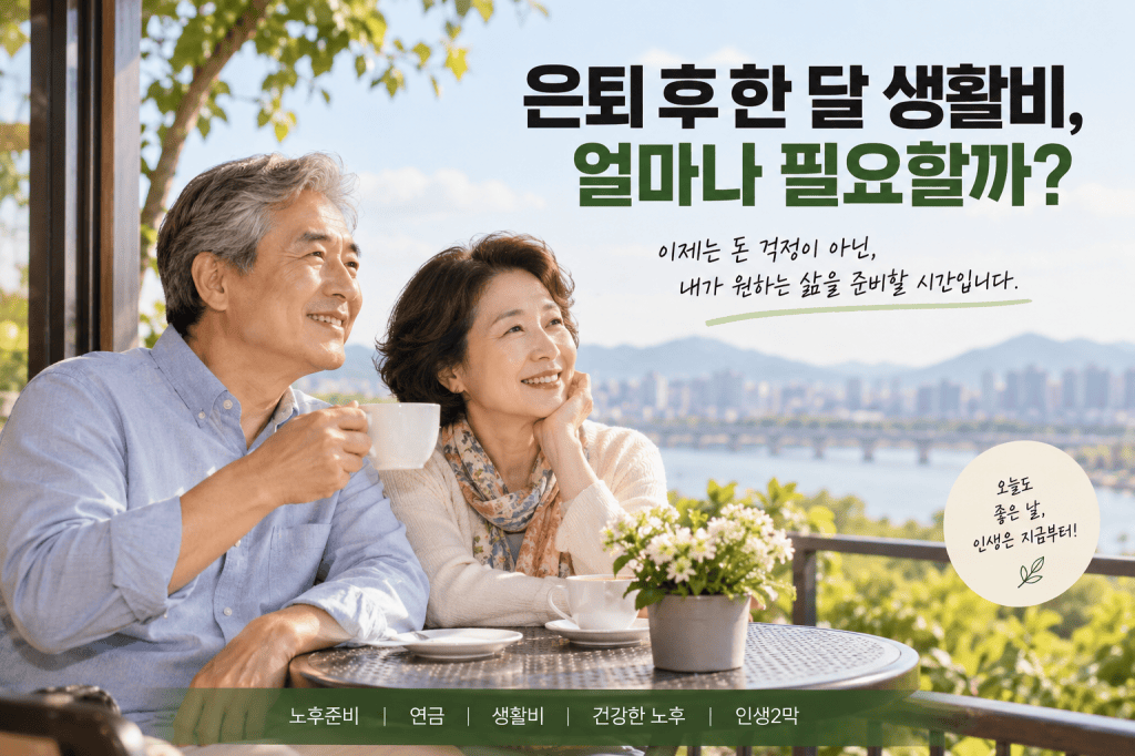 은퇴 후 한 달 생활비, 얼마나 필요할까?